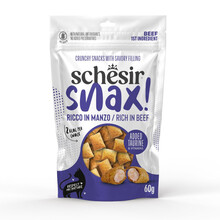 SCHESIR Snax wołowina - przysmak z nadzieniem, dla kota, 60g