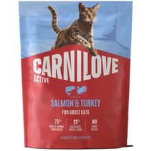 Carnilove Cat Active Salmon Turkey – sucha karma dla kotów - łosoś i indyk