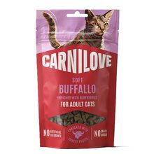 CARNILOVE CAT Soft Snack - miękkie przysmaki dla kotów - BAWÓŁ I JAGODY - 50g