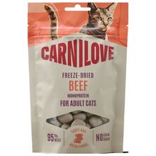 CARNILOVE CAT Freeze Dried - liofilizowane przysmaki dla kotów - wołowina - 40g