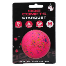 DOG COMETS PINK M - Wytrzymała piłka z naturalnej gumy dla psa