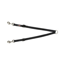 TRIXIE - Rozdzielacz do smyczy taśma czarny XS-S 40-70cm/10mm
