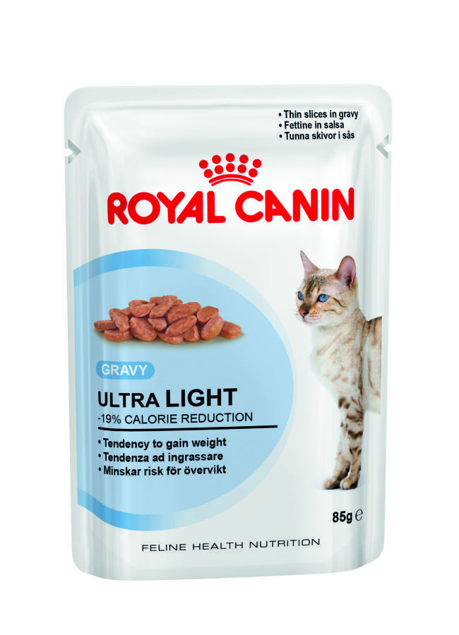 ROYAL CANIN Ultra Light - karma dla kotów z nadwagą, saszetka w sosie 85g