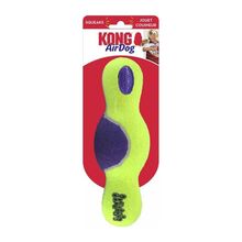 KONG AirDog Squeaker Roller – Wytrzymała piszcząca zabawka z filcu dla psa - 7,6 x 7,6 x 24,1 cm