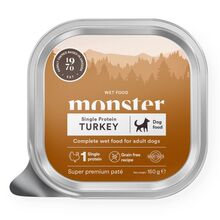 Monster Dog Adult Turkey Paté - mokra karma dla dorosłych psów z indykiem -  150 g