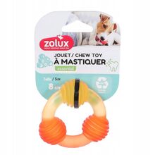 Zolux Gummies - gryzak w kształcie pierścienia - zabawka dla psa - 8 cm