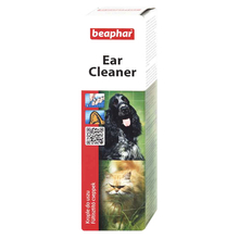 BEAPHAR Ear Cleaner - krople do uszu dla psów, kotów i innych zwierząt domowych, 50ml