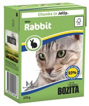 BOZITA RABBIT- karma dla kota z mięsem królika w galaretce, karton 370g