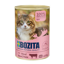 BOZITA WITH BEEF - karma dla kota z wołowiną, puszka 400g