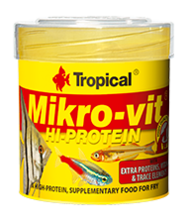 TROPICAL MIKROVIT HI-PROTEIN - wysokobiałkowy pokarm dla narybku, z żółtkami jaj, 50ml