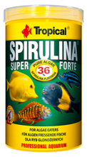 TROPICAL SUPER SPIRULINA FORTE - roślinny pokarm w formie płatków z wysoką zawartością spiruliny