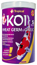 TROPICAL KOI WHEAT GERM & GARLIC PELLET SIZE S - pokarm podnoszący odporność dla karpi koi i innych ryb stawkowych