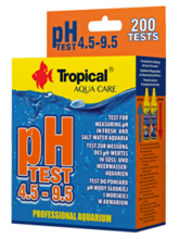 TROPICAL TEST pH 4.5-9.5 - kropelkowy test akwarystyczny. Woda słodka/słona.