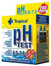 TROPICAL TEST pH 6.0-7.8 - kropelkowy test akwarystyczny. Woda słodka.