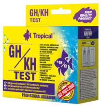 TROPICAL TEST GH/KH - test do pomiaru twardości ogólnej (GH) i węglanowej (KH)