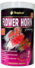TROPICAL FLOWER HORN YOUNG PELLET - pokarm wybarwiający dla flower horn i innych pielęgnic