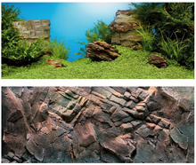 JUWEL - Fototapeta - dwustronne tło do akwarium, motyw skał