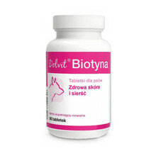 Dolfos Biotyna - preparat mineralno-witaminowy dla psów, 90 tabletek