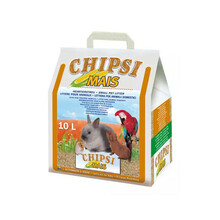 CHIPSI MAIS naturalna podściółka, żwirek dla gryzoni i ptaków - 10l