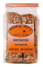 Herbal Pets Gryzaczki warzywne dla gryzoni 160g