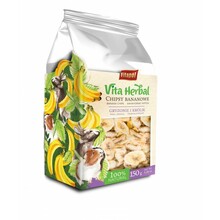 Vitapol Vita Herbal Chipsy bananowe przysmak dla gryzoni 150g