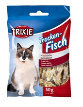 TRIXIE TROCKEN-FISCH - Smakołyk dla kota - suszone sardynki, 50g