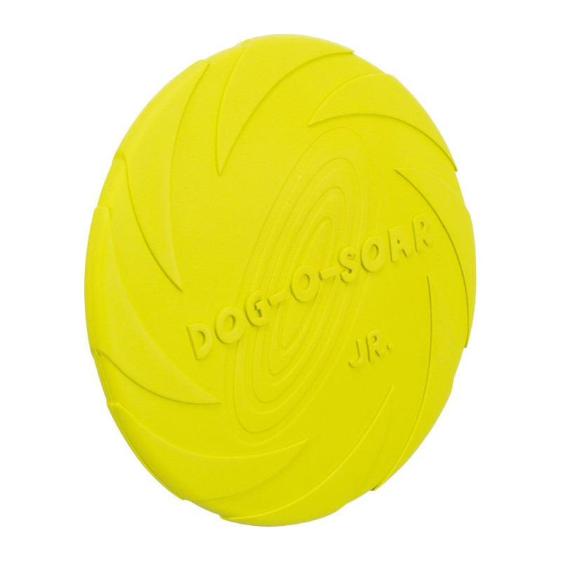 żółte frisbee dla psa